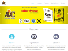 Tablet Screenshot of agnicement.com